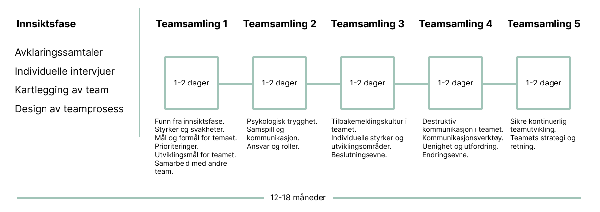 Teamutviklingsprosess